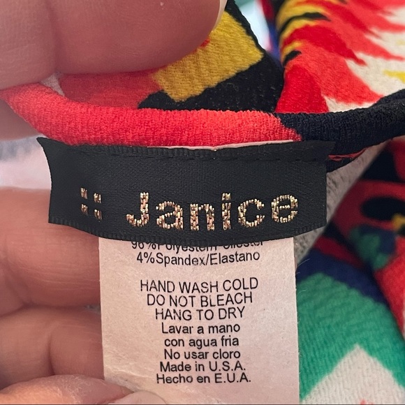 NWOT Funky RETRO Multi-Color Sleeveless Romper Size L - Picture 14 of 15